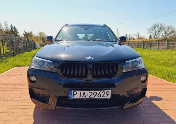 BMW X3 cena 83000 przebieg: 184000, rok produkcji 2012 z Ustrzyki Dolne małe 562